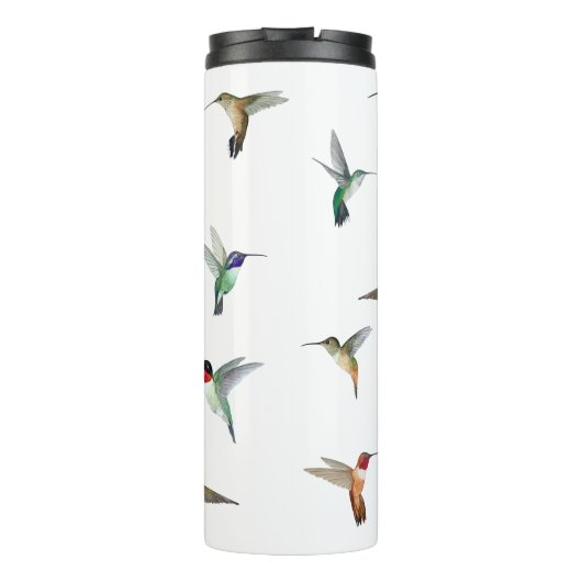Eigen Noord-Amerikaanse Hummingbird Thermal Tumble Thermosbeker (Achterkant)