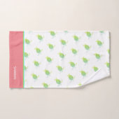 Eigen noordzeekust Zee Turtle White Coral Bad Handdoek (Handdoek)