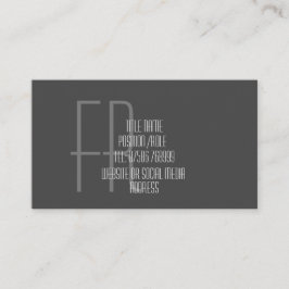 Eigen of drop spatten rimpels splash visitekaartje