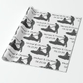 Eigen omslagpapier voor Silhouette-namen Cadeaupapier (Uitgerold)