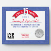 Eigen onderscheiding van mijlpaal in kleur fotoplaat (Voorkant)