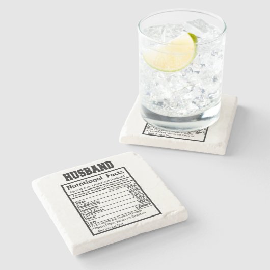 Eigen Onderzetter voor voedingswaardeffecten (Zijkant)