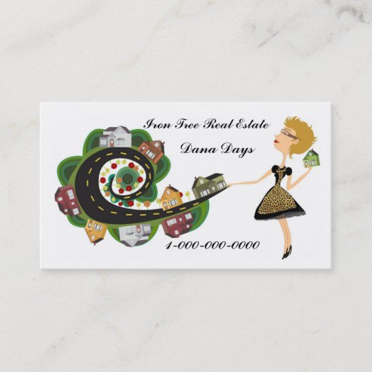 Eigen onroerend goed visitekaartje (Voorkant)