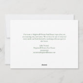 Eigen onroerend goed voor kerstmis feestdagenkaart (Achterkant)