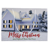 Eigen onroerend goed voor kerstmis groot cadeauzakje (Achterkant)