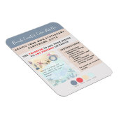 Eigen ontwerp strand kust nautisch magneet (Rechterzijde)