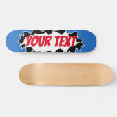 Eigen ontwerpskateboard voor cadeauskateboard van persoonlijk skateboard (Horizontaal)