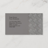 Eigen opdruk van Aluminium metaal Visitekaartje (Achterkant)