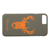 Eigen Oranje trofee voor de veiligheid Case-Mate iPhone Case (Achterkant (Horizontaal))