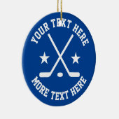 Eigen ornament voor ijshockeysport (Rechts)