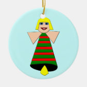 Eigen Ornament voor kerstbeenderen met fijne kerst (Voorkant)