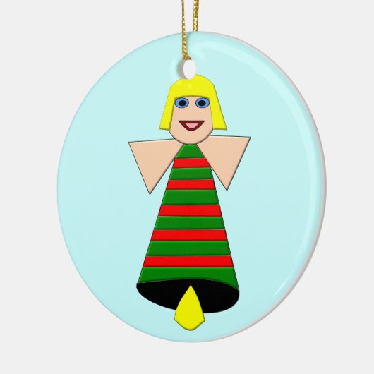 Eigen Ornament voor kerstbeenderen met fijne kerst (Links)