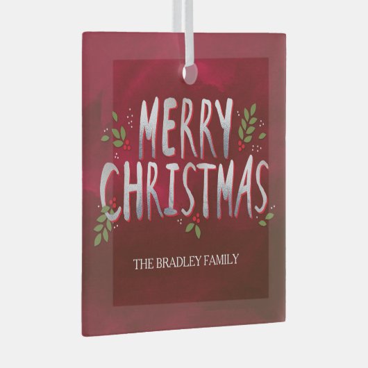 Eigen Ornament voor prettige kerstdagen (Voorkant Rechts)