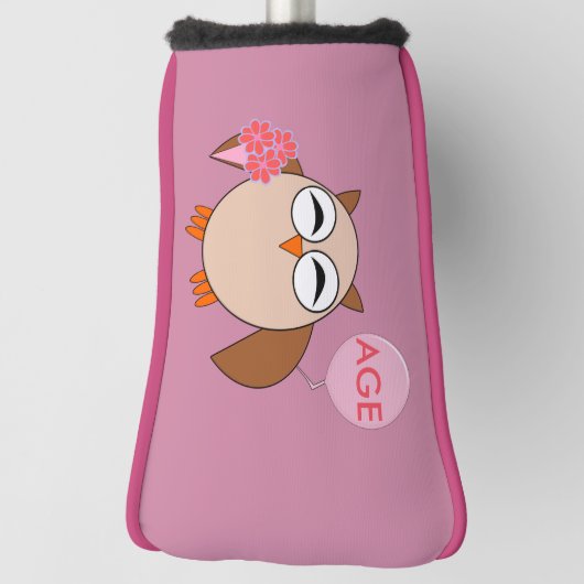 Eigen ouderdom, vogeldag, Hoesje Golf Putter Golfheadcover (Draai 90)