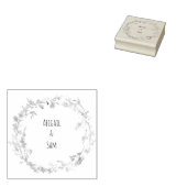 Eigen paardebloem lijst rubberstempel (Gestempeld)