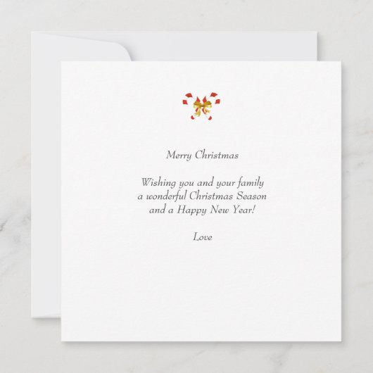 Eigen paarse foto's en cute Elf-kerstmis (Achterkant)