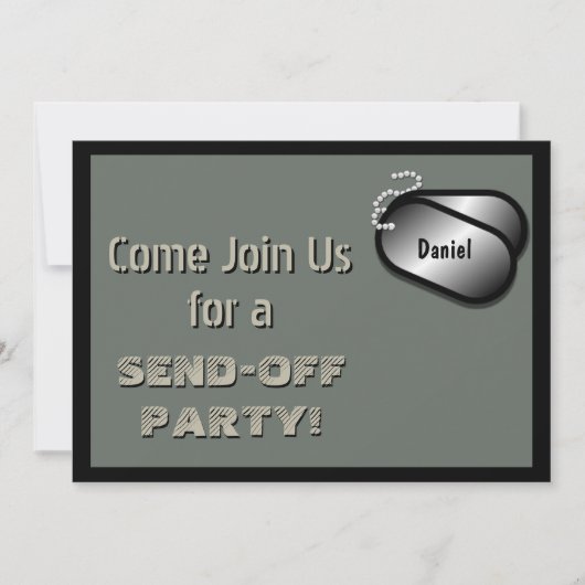 Eigen partij voor militaire implementatie kaart (Voorkant)