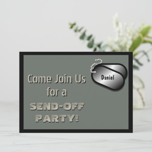 Eigen partij voor militaire implementatie kaart (Staand voorkant)