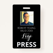Eigen pers - Fotopas - Naam ID-ID-badge Badge (Voorkant)