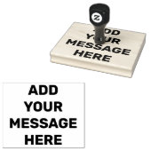 Eigen persoonlijke boodschap Small Business Sel Rubberstempel (Gestempeld)