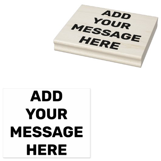 Eigen persoonlijke boodschap Small Business Sel Rubberstempel (Gestempeld)