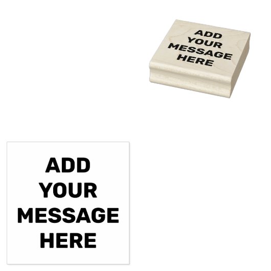 Eigen persoonlijke boodschap Small Business Sel Rubberstempel (Gestempeld)