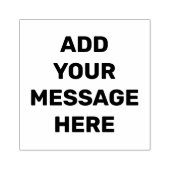 Eigen persoonlijke boodschap Small Business Sel Rubberstempel (Afrduk)