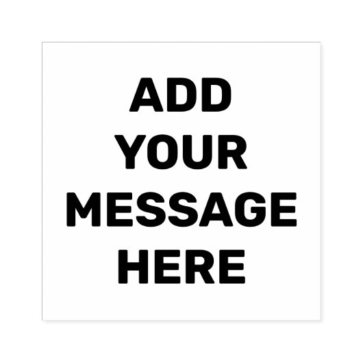 Eigen persoonlijke boodschap Small Business Sel Rubberstempel (Afrduk)