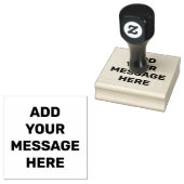 Eigen persoonlijke boodschap Small Business Sel Rubberstempel (Gestempeld)