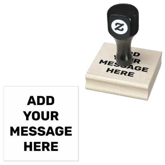 Eigen persoonlijke boodschap Small Business Sel Rubberstempel (Gestempeld)