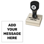 Eigen persoonlijke boodschap Small Business Sel Rubberstempel (Gestempeld)