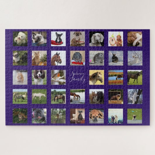 Eigen PET-fotocollage PUZZLE 1014 stuks Legpuzzel (Horizontaal)