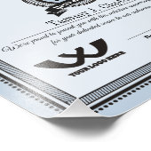 Eigen prijs voor universele gedenkdag in kleur foto afdruk (Hoek)