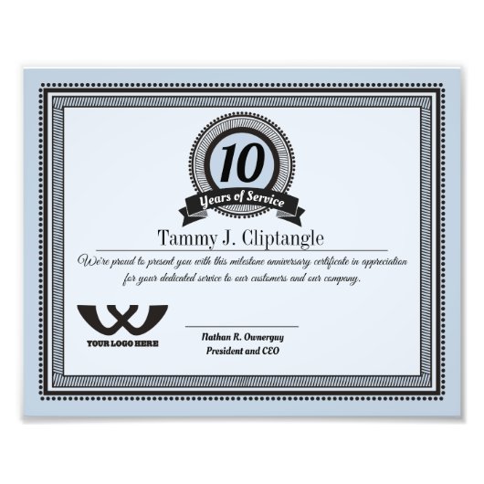 Eigen prijs voor universele gedenkdag in kleur foto afdruk (Voorkant)