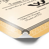 Eigen prijs voor universele gedenkdag in kleur foto afdruk (Hoek)