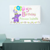 Eigen prinses Beer 5th Birthday Party Spandoek (Beurs)