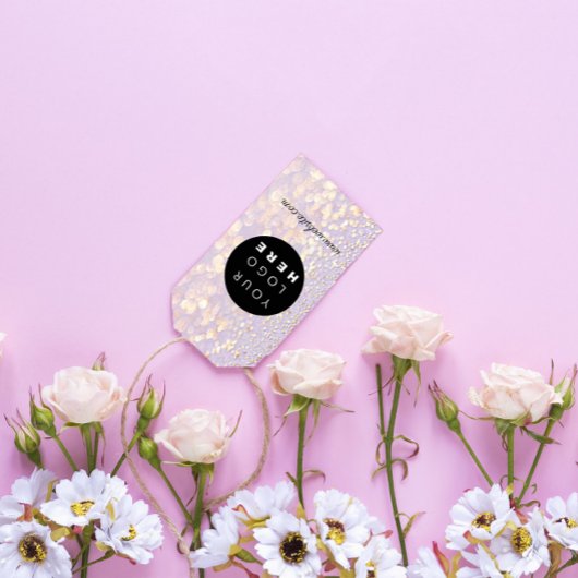 Eigen productbeschrijving voor bedrijven - Gold Cadeaulabel