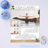 Eigen professionele Yoga-klasse kerstfelyers Flyer (Enkel)