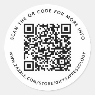 Eigen QR-code en Sticker tekstcodenummer