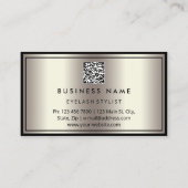 Eigen QR-CODE Logo Restaurant Kookt Kaas Roos Visitekaartje (Achterkant)