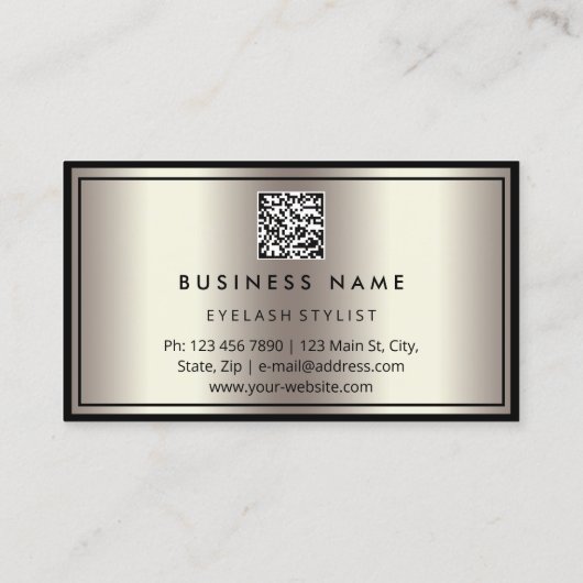 Eigen QR-CODE Logo Restaurant Kookt Kaas Roos Visitekaartje (Achterkant)