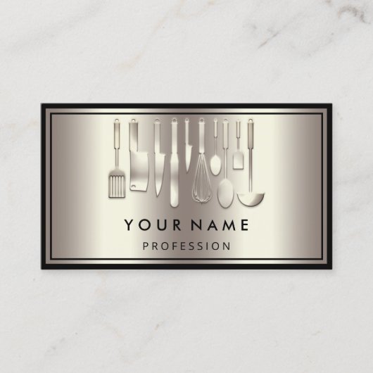 Eigen QR-CODE Logo Restaurant Kookt Kaas Roos Visitekaartje (Voorkant)