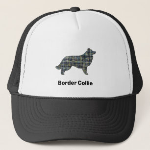 Eigen raster Collie Dog Silhouette Trucker Pet
