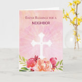 Eigen Relatie Religieuze paasverslapping Kaart (Gele Bloem)