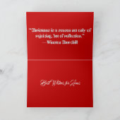 Eigen rode witte kerstsnowflakes voor Kind Feestdagen Kaart (Binnen)