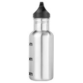 Eigen roestvrij stalen BPA-vrije 18oz waterfles Waterfles (Rechts)