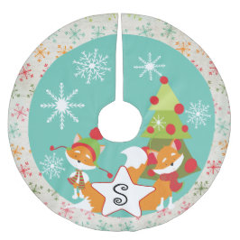 Eigen roodbruine kerstvakantieboomrok kerstboom rok