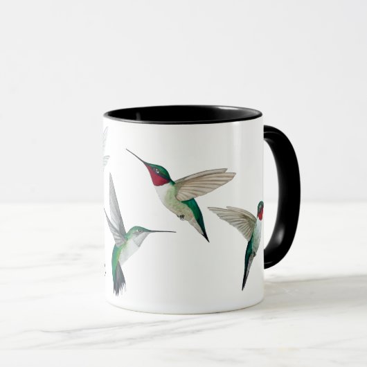 Eigen roofvogels mok (Voorkant rechts)