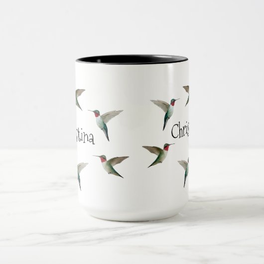 Eigen roofvogels mok (Midden)