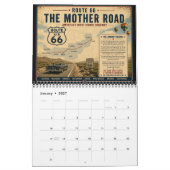 Eigen route 66 Vintage krijg je lol Kalender (Jan 2027)